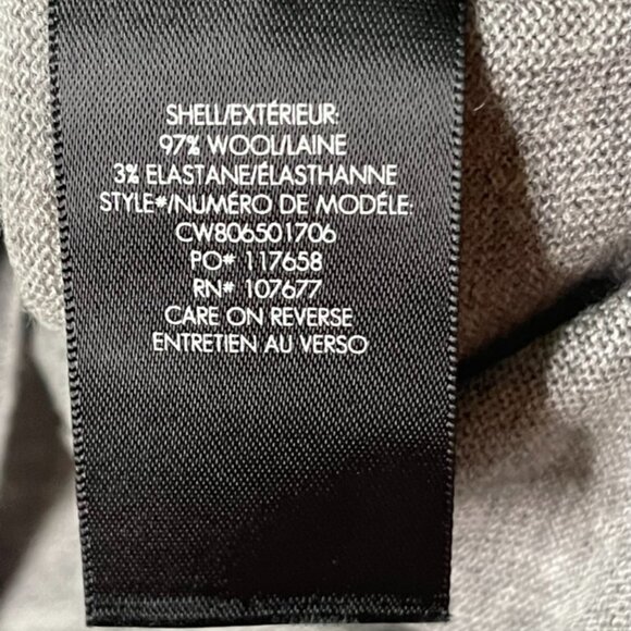 Alice + Olivia | Grey Puff Sleeve Wool Sweater - Picture 8 of 8